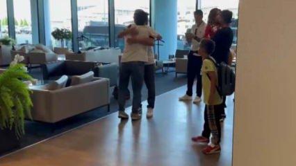 Duygusal anlar! Muslera ve ailesi Türkiye'den ayrıldı