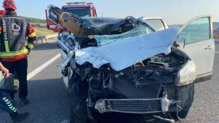 Balıkesir'de korkunç kaza: 2 kişi öldü, 2 kişi yaralandı!