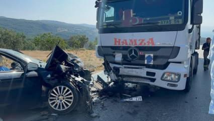 Bursa'da TIR ile otomobil çarpıştı; 1 ölü, 2 yaralı