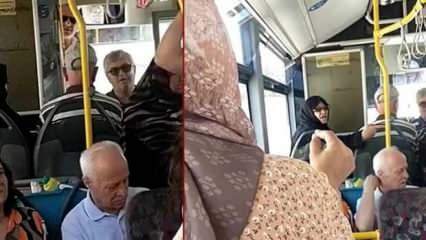 Özel halk otobüsünde skandal görüntü: Şoföre tepki yağdı!