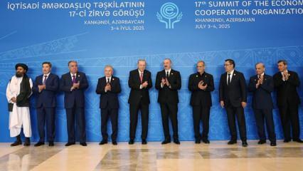 Ekonomik İşbirliği Teşkilatı 17. Zirvesi Azerbaycan'da başladı