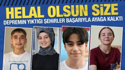 Kahramanmaraş, LGS'de 10 şampiyon çıkardı! İşte deprem bölgesinin gururları
