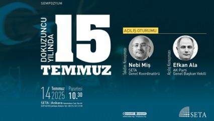 SETA’dan 'Dokuzuncu Yılında 15 Temmuz' Sempozyumu
