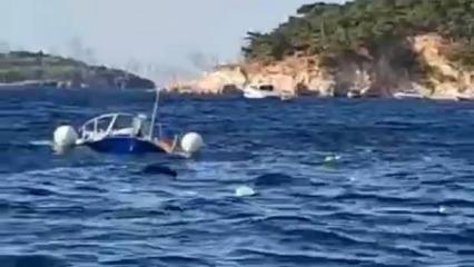 Denizde feci kaza: Motoryat tekneye çarptı, 7 kişi kurtarıldı