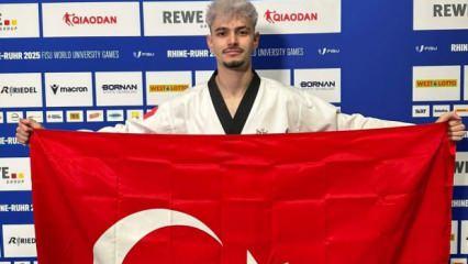 Milli sporcudan Almanya'da gümüş madalya