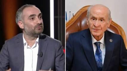 Bahçeli'den İsmail Saymaz'a: Dedikodu markası, her ipte cambazlık yapan gazeteci
