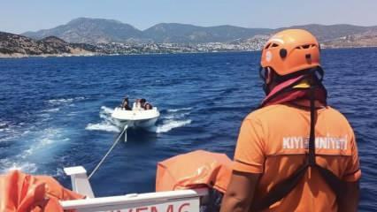 Bodrum açıklarında can pazarı! 2 teknedeki 9 kişi kurtarıldı