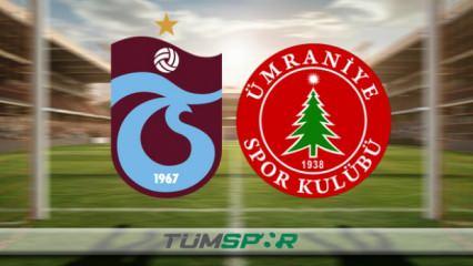 Bugün oynanacak! Ümraniyespor - Trabzonspor maçı hangi kanalda, saat kaçta? 