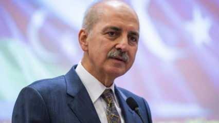 TBMM Başkanı Kurtulmuş'tan şehit erler için taziye mesajı