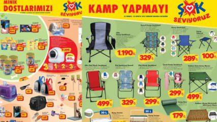 ŞOK 30 Temmuz - 5 Ağustos 2025 aktüel ürünler kataloğu: Kamp Sandalyesi, Katlanabilir Kamp Masası, Pet taşıma çantaları...