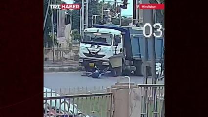 Hayatla ölüm arasındaki o çizgi! Hindistan'da meydana gelen kaza korkuttu