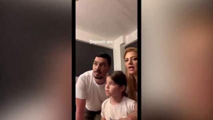 Deprem bildirimi 30 saniye önce geldi! Yemek masasındaki panik anları!