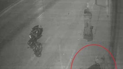 Kaldırıma çarpan motosikletin ölen sürücüsünün 3 gün sonra düğünü varmış; kaza kamerada