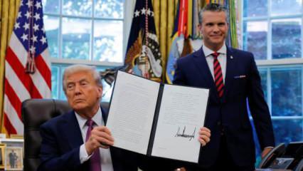 Trump kararnameye imzayı attı: Savunma Bakanlığı’nın adı değişti