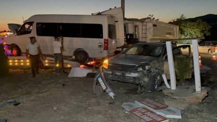 Adıyaman’da feci kaza: 12 yaralı   