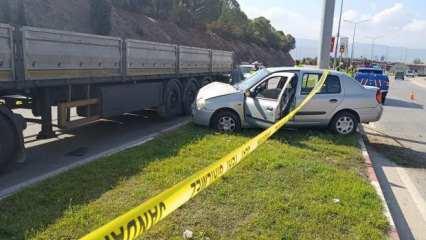 Çan‘da trafik kazası: 1 ölü 1 yaralı