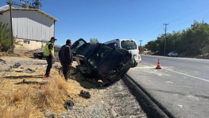 Elazığ’da trafik kazası: 3 yaralı