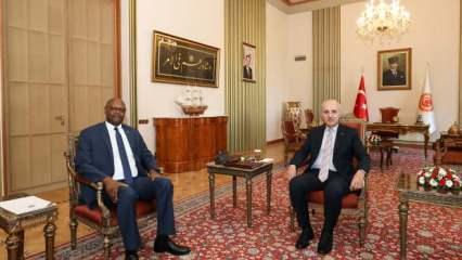Kurtulmuş, Zimbabve Büyükelçisi Mutiwazuka'yı kabul etti