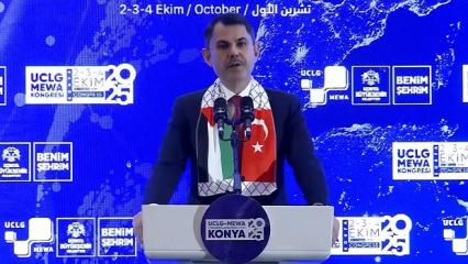 Bakan Murat Kurum İsrail'in Sumud Filosuna "Barbar saldırısını lanetliyorum." dedi.