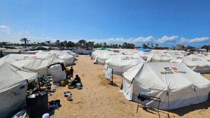 Sadakataşı ve MÜSİAD Gazze’de çadır kent açılışı gerçekleştirdi