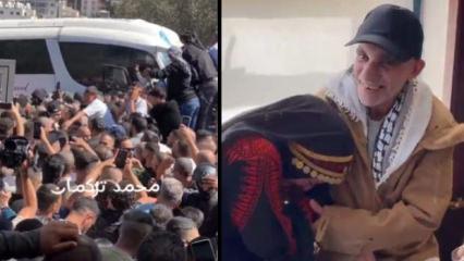 Filistinli esirler gözyaşları içinde aileleriyle kucaklaştı