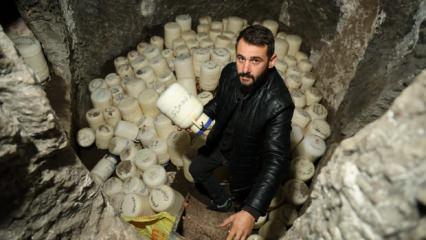 Sivas'ta 2 bin yıllık "peynir oteli" gören şaşkına dönüyor