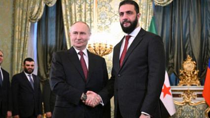 Ahmed Şara, Kremlin’de Putin’le bir araya geldi