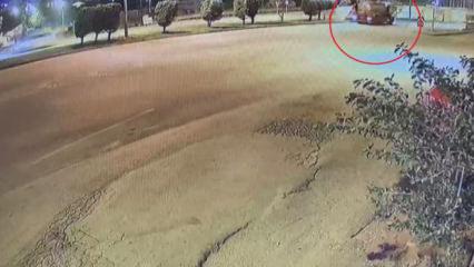Tankere çarpıp hayatını kaybetmişti: Feci kaza anı güvenlik kamerasında