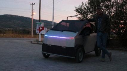 Denizlili usta elektrikli araç üretti