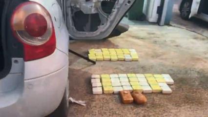 Kocaeli'de otomobile zulalanmış 45 kilo eroin ele geçirildi