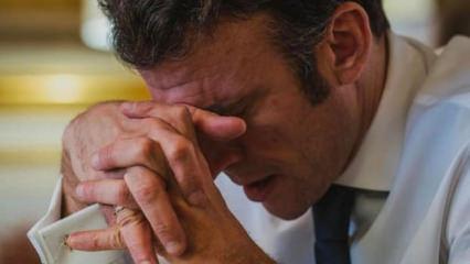 Macron'u üzen anket sonucu! Son 50 yılın en sevilmeyen lideri oldu! 