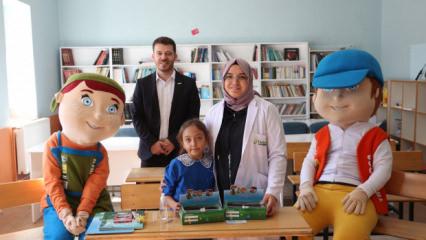 Ilgın Gökçeyurt’un tek ilkokul öğrencisine milli tohum bilinci kazandırıldı 