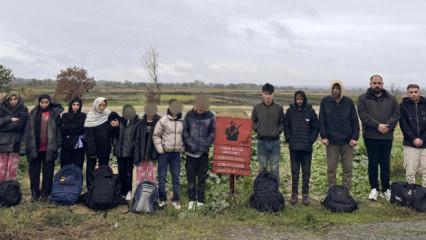 Edirne'de 29 kaçak göçmen yakalandı