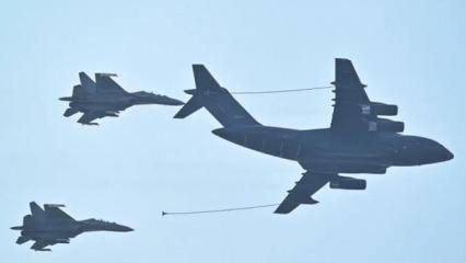 Çin jetleri ihtilaflı denizin üstünde uçtu