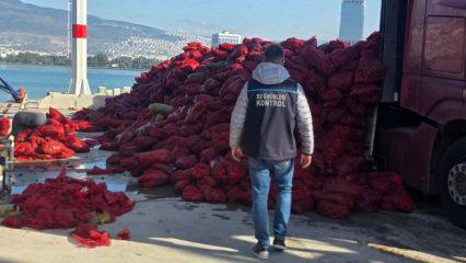 İzmir'de ele geçirildi: Tam 27 ton! 