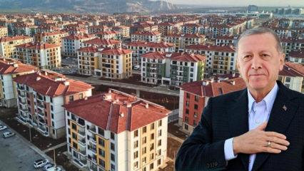 350 bininci deprem konutu bug&uuml;n teslim edilecek: T&ouml;rene Başkan Erdoğan da katılacak!