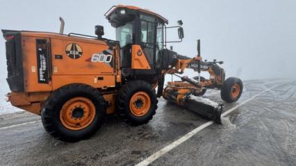Ulaştırma ekiplerinin karla mücadele mesaisi başladı