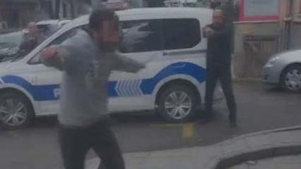 Bıçakla dehşet saçmıştı: O anlar kamerada