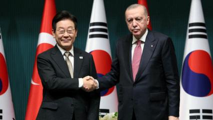 Cumhurbaşkanı Erdoğan ve Güney Koreli mevkidaşından ortak açıklama