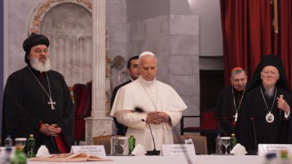 Papa 14. Leo, Süryani Ortodoks Kilisesi'nde toplantıya katıldı