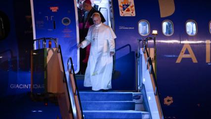 Papa Leo'nun uçağında Türkiye detayı: İnönü Stadı'na kadar uzanıyor