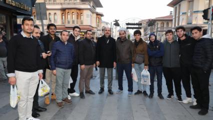 Başkan Altay, Şeb-i Arus etkinlikleri i&ccedil;in kentte gelen misafirlerle ve esnafla buluştu 