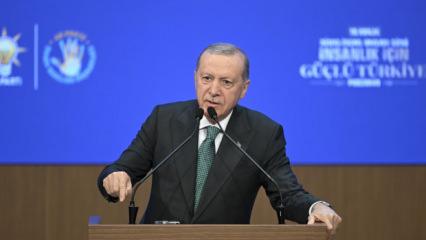 Cumhurbaşkanı Erdoğan'dan 'Filistin Devleti' mesajı! Salonda alkış tufanı koptu