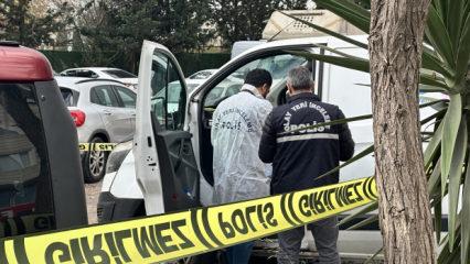 Maltepe'de kargo &ccedil;alışanı ara&ccedil; i&ccedil;erisinde &ouml;l&uuml; bulundu