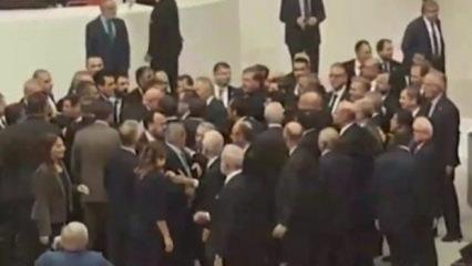 TBMM'de b&uuml;t&ccedil;e maratonunda gerginlik