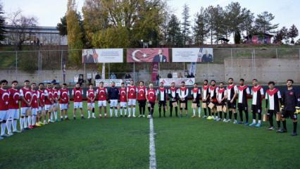 G&uuml;lhane&rsquo;de hakemsiz ma&ccedil;tan Gazze&rsquo;ye vicdan mesajı