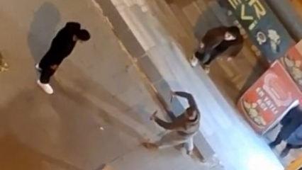 Kağıthane&rsquo;de &ccedil;ift bı&ccedil;akla saldıran maganda tekme ve yumrukla darbedildi