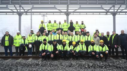 KONYARAY Banliy&ouml; Hattında Ray Birleştirme Kaynak Programı yapıldı