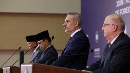 Son dakika... Hakan Fidan'dan net mesajlar! Endonezya'dan T&uuml;rkiye'ye teklif!