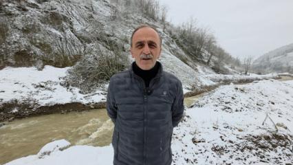 D&uuml;zce'de heyelan riski: Muhtardan ikinci a&ccedil;ıklama geldi